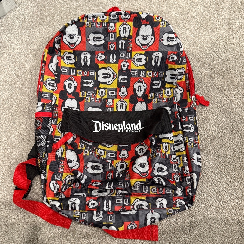 Disneyland Resort Authentic Backpack Mickey Mouse Pop Art Faces Disney Parks